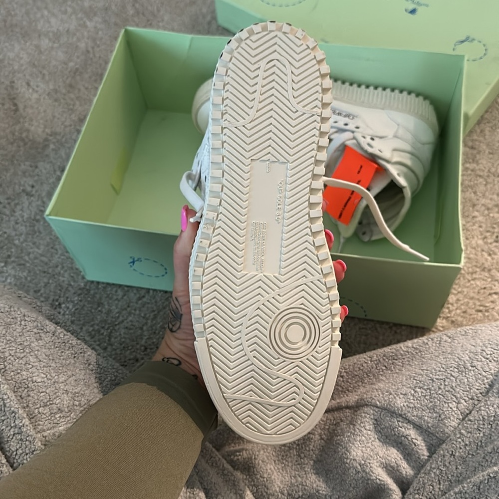 Women’s Off-White size 36 3.0 off court high top sneakers - Picture 9 of 11
